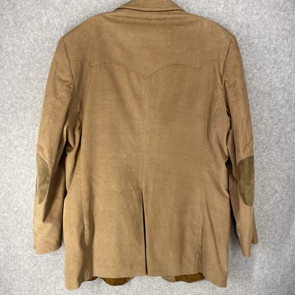 🤎 Brad Whitney Western Corduroy Blazer 44L w/ Elbow Patches 🤎 - Picture 3 of 14